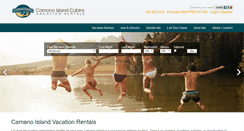 Desktop Screenshot of camanoislandcabins.com